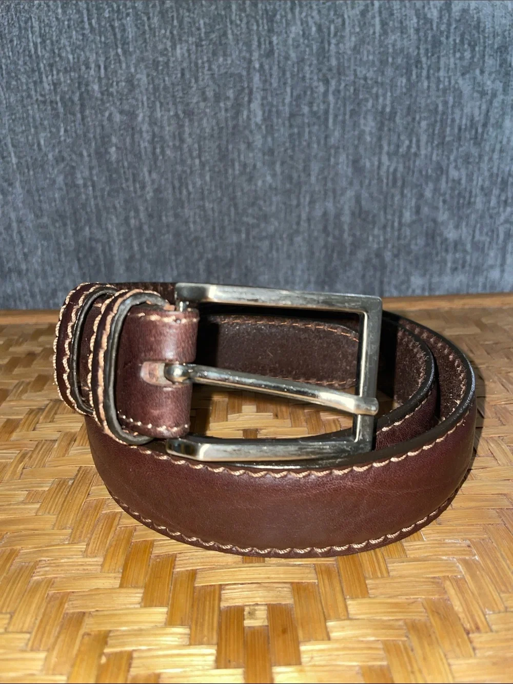Marco Celli Made In Italy Men’s Brown Leather Belt Size 105/120